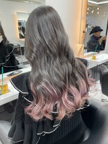 アリープパロット(ALEAP parrot)&nbsp;裾color pink【ALEAP parrot/古閑】