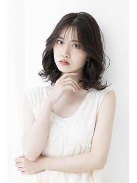 トティア 梅田(Totia) 【Totia梅田】くびれミディアムボブ×アッシュオリーブ