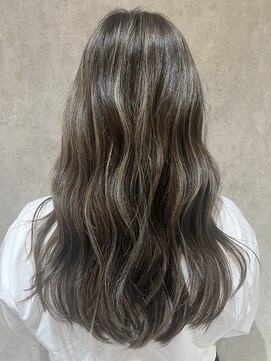 ザブリッジ(the Bridge) 20代30代40代に人気！オリーブグレージュハイライト×ロング