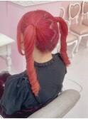 コロネ巻きツインテール