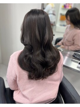 ベレーザシェルト(Beleza scelto) 5408髪質改善アッシュブラックカーキベージュ艶髪ワンホンヘア