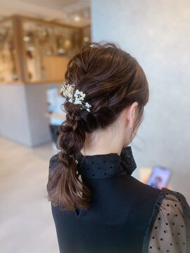 リム(LIM) 【LIM 岐阜】ミディアムヘアでつくる編みおろし