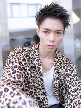 ハバナ 渋谷(HAVANA) メンズ束感ベリーショートアッシュブラックスパイキーショート