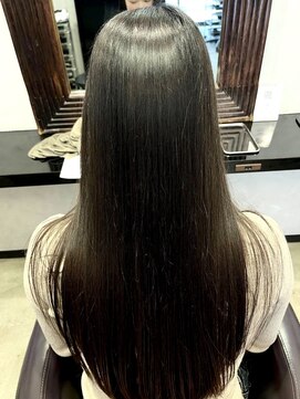 OHI 赤羽店 【アッシュブラック】大人美人/韓国ヘアモテ髪ロング