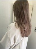 ロングレイヤー ブリーチ ベージュ 透明感 【miku】