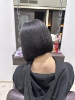 クロップ エス 茅ヶ崎本店(crop es)&nbsp;丸みボブ