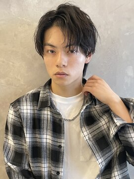 トルネード(TORNADO) シースルーセンターパート韓国マッシュ ウルフM20241124