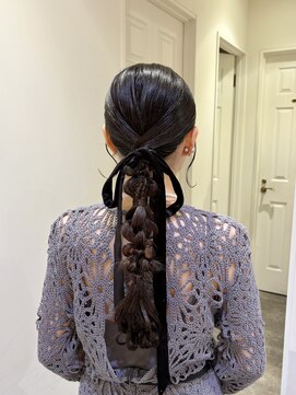 コル(CoL) タイト編みおろしヘア♪