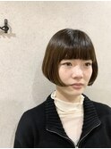 20代30代ナチュラル毛先パーマ艶感ボブクラシックマチルダボブ