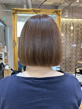 ロンドアベニール 北千住(Lond avenir) ウェーブミディアム似合わせカットメルティカラー縮毛矯正北千住