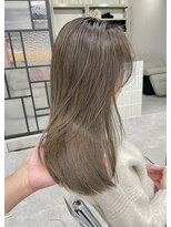 ディジョン 自由ヶ丘(Dijon)&nbsp;韓国顔まわりレイヤーカットグレージュオリーブベージュブラウン
