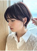 *岩田莉奈*ナチュラルショート20代30代40代50代小顔ヘア
