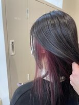 テーラヘアー 東川口店(TELAHAIR)&nbsp;インナーカラー×濃いピンク【TELA HAIR 東川口】