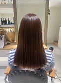 くびれヘア/アプリコットオレンジ/夏のヘアアレンジ/蟹江