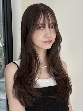 ローネス ギンザ(LONESS ginza) レイヤーカット/小顔カット/くすみベージュ/透明感カラー