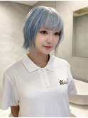 くびれヘア/アプリコットオレンジ/夏のヘアアレンジ/梅田
