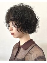 ナループロアオハナ(Nalu pu loa ohana)&nbsp;パーマショートパーマボブウルフパーママッシュショートパーマ