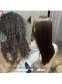 髪質改善/縮毛矯正/美髪/艶髪/弱酸性縮毛矯正/美髪ストレート