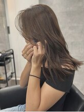 ラナ 新宿(lana) オリーブブラウン/レイヤーカット/髪質改善【lana hair/新宿】