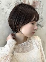 アフロート ルヴア(AFLOAT RUVUA)&nbsp;「岩田莉奈」40代50代に人気の似合わせ丸みショートボブ　新宿