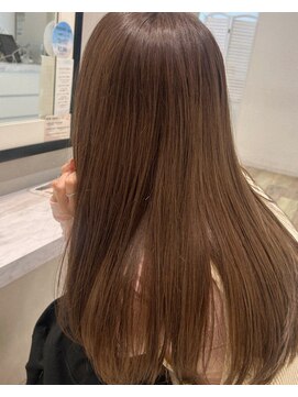 ケーツー あべのキューズモ-ル店(K-two) ロングヘア*ベージュカラー*透明感カラー*髪質改善*つるりんちょ