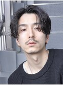 銀座ツイストスパイラルパーマフェザーパーマセンターパート眉毛
