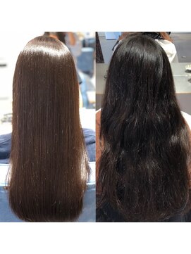 艶髪【髪質改善】〈センター南・センター北〈白髪染め・縮毛矯正