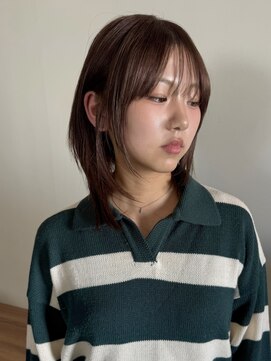 ナループロアボタン(Nalu pu loa BOTAN) レイヤーカット/ミディアムレイヤー/ブラウンカラー