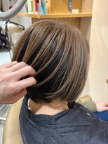 トリート 浦安店(TREAT)&nbsp;ショートボブ×アンブレラカラー_TREAT浦安店