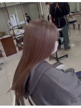 プログレス つくば店(PROGRESS by ヂェムクローバーヘアー) 黒染め履歴 暖色ミルクティー