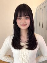 アン(un)&nbsp;チョコレートブラウン ×ロングレイヤー