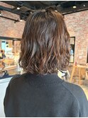外国人風ショートパーマミニボブパーマ大人かわいいパーマ