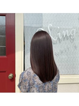 キングスベリー(Hair Relaxation King's Berry)の写真/摂津市.千里丘エリアで人気の髪質改善!縮毛矯正とトリートメントで憧れのサラサラストレートへ導く［ボブ］
