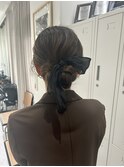 《Zina博多》お呼ばれヘアセット