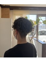 レイドバック 飾磨店(LAID-BACK) パーマ+メッシュ
