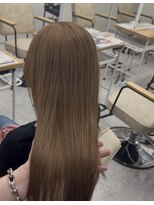 アンドティグルトウキョウ 池袋(&.TIGRE TOKYO)&nbsp;透明感オリーブグレージュ×艶ロング