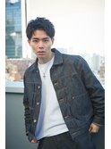 ナチュラルショートアップバング