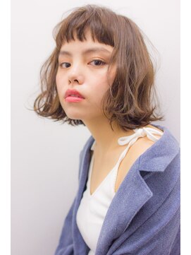 ロンド ルージュ 銀座店(Lond rouge) 【佐藤詩穂】ニュアンスウェーブのミニマムボブ