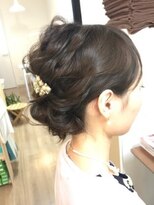 ロカット サロン(Roquat Salon) 大人可愛い二次会アップアレンジ【ヘアセット 立川/立川南/袴】