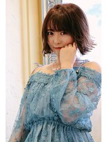 ランプヘアー(LAMP HAIR)&nbsp;韓国風前下がりボブゆるふわ小顔愛されモテヘアナチュラル