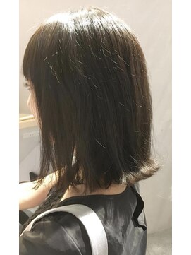 リコモ(Likkle More) 外ハネ　ボブ　ダークカラー　担当加藤【十条　美容室　リコモ】