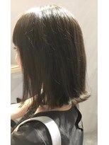 リコモ(Likkle More) 外ハネ ボブ ダークカラー 担当加藤【十条 美容室 リコモ】