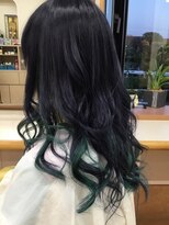 美容室 ナガタ(NAGATA)&nbsp;インナーカラー(エメラルド)