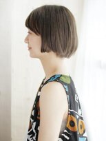 ウル 吉祥寺(ulu)&nbsp;ツヤ感ベージュのボブスタイル