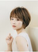 ワンカールショートボブ