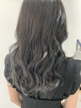 マイロ(MYRO) アッシュ グレー 透明感カラー コテ巻き