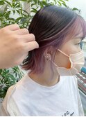 インナーハイライト/インナーカラー/ピンクカラー