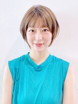 アイティーバイアルバム 藤沢店(IT by ALBUM) 耳かけミニショート_マッシュショートフェザーバング_8752