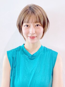 アイティーバイアルバム 藤沢店(IT by ALBUM) 耳かけミニショート_マッシュショートフェザーバング_8752