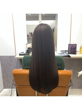 トゥーリ 浜町店 長崎(tuuli) 艶ストレート×ベージュ